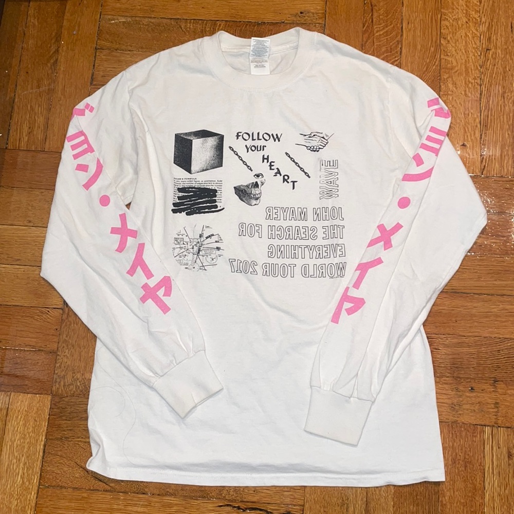 John Mayer The Search For Everything World Tour 2017 Long Sleeve T-Shirt